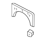 5211450050J1 - Body: License Bracket for Lexus Image