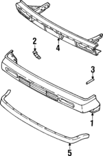 57741GA881 - : Bumper Cover Bracket for Subaru: XT Image