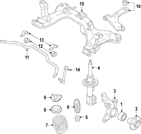 Suspension Components for 2018 Ford Fiesta #0