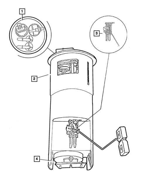 Fuel Pump and Sending Unit for 2002 Chrysler 300M #0