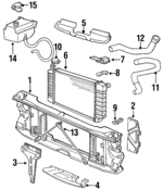 52457946 - Cooling System: Radiator for Chevrolet: C1500, C2500, K1500 Pickup, K2500 Pickup | GMC: C1500 Pickup, C2500 Pickup, K1500 Pickup, K2500 Pickup Image