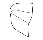 64320AG10A - Body: Seat Cushion Pad for Subaru: Legacy, Outback Image