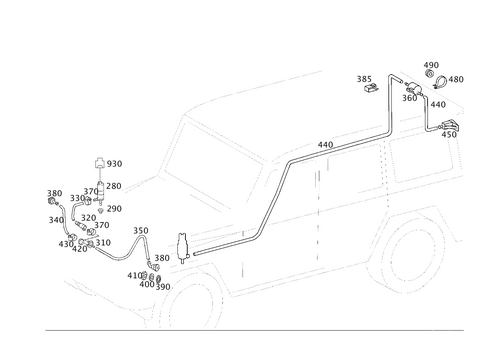 Pane Washer, Headlamp Wiper/Washer for 2013 Mercedes-Benz G550 #0