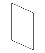 51477038193 - Body: Frame Cap for BMW: 740i, 740Ld xDrive, 740Li, 740Li xDrive, 750i, 750i xDrive, 750Li, 750Li xDrive, 760Li, ActiveHybrid 7 Image