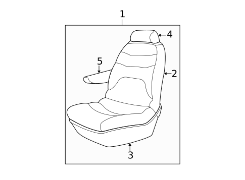 Front Seat Components for 2002 Chrysler Town & Country #0