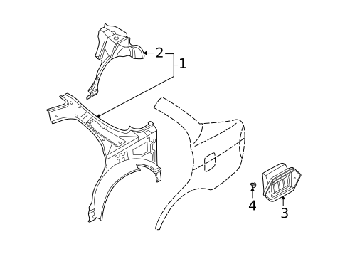 Inner Structure for 2004 Kia Rio #1