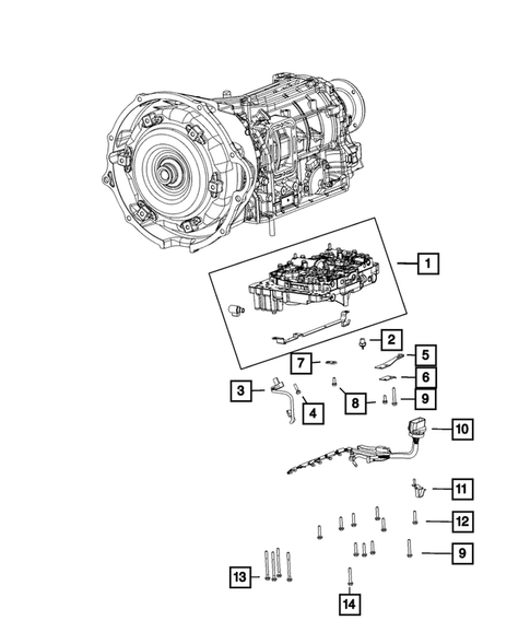 Valve Body, Accumulator, Solenoid and Parking Sprag for 2018 Ram 3500 #0