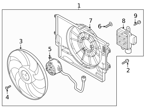 Cooling Fan for 2022 Kia Soul #0