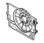25350J3280 - Cooling System: Fan Shroud for Kia: Soul Image