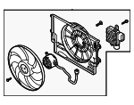 25380J3280 - : Fan Assembly for Kia: Soul Image