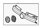 1K9853651DQWA - : Upper Grille for Volkswagen: Jetta Image
