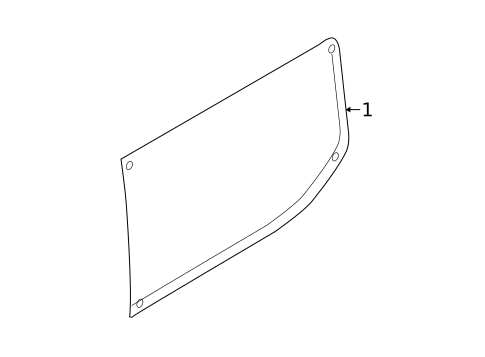 Glass - Side Panel for 2019 Ford Transit-150 #5
