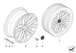 36116783629 - : Light Alloy Rim 36907111 for BMW Image