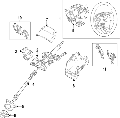 Steering Wheel for 2024 Mitsubishi Eclipse Cross #0