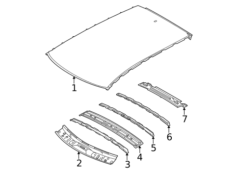 Roof & Components for 2022 Kia EV6 #0