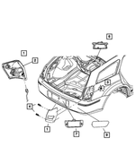 4805967AB - Electrical: Tail Stop Turn Lamp, Left for Mopar Image