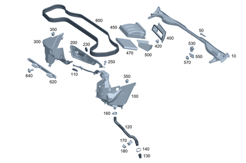 Water Deflector with Intake Bowl for 2025 Mercedes-Benz G580 #0