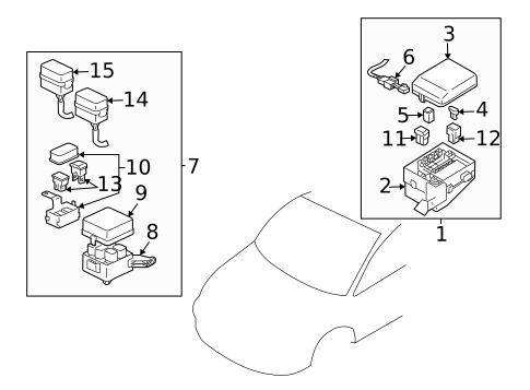 Electrical Components for 2005 Mitsubishi Montero #0
