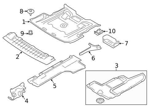 Splash Shields for 2015 BMW 740Ld xDrive #0