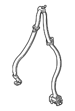 88951221 - Electrical: Belt &amp; Retractor for Chevrolet: Venture | Oldsmobile: Silhouette | Pontiac: Montana, Trans Sport Image