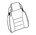 AWR3402SUC - Body: Seat Back Cover for Land-Rover Image