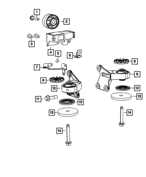 Rear Axle; Housing, Differential and Vent for 2013 Jeep Compass #0
