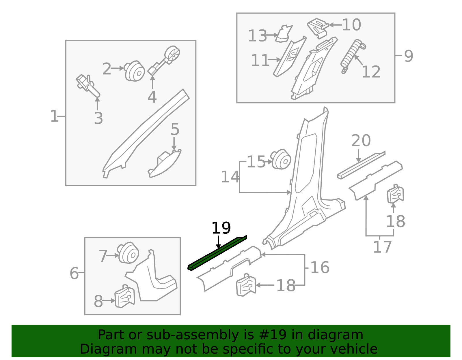 85873-P1500WK - Front Sill Plate 2023-2025 Kia Sportage | Kia.Parts Store