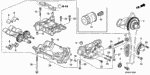 13441PNA004 - Engine: CHAIN (62L) for Honda Image