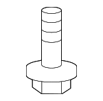 90119A0098 - Body: Under Cover Bolt for Scion: iM, iQ, tC, xB, xD | Toyota: 4Runner, bZ4X, Celica, Corolla, Corolla iM, Crown, Crown Signia, GR Corolla, Highlander, Mirai, Prius C, Prius Prime, RAV4, Sequoia, Venza, Yaris Image