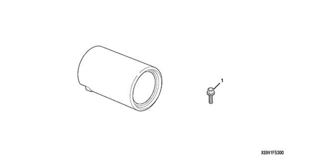 Exhaust Pipe Finisher for 2005 Honda Pilot #0