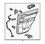 676306A070C1 - Body: Door Trim Panel for Lexus: GX460 Image