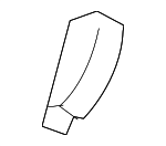 88897619 - Body: Seat Belt Bezel for Cadillac: CTS, SRX Image