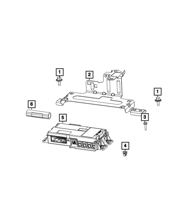 68608733AJ - Electrical: Telematics Module for Mopar Image