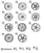 5154061AA - Wheels: Wheel Weight for Mopar Image