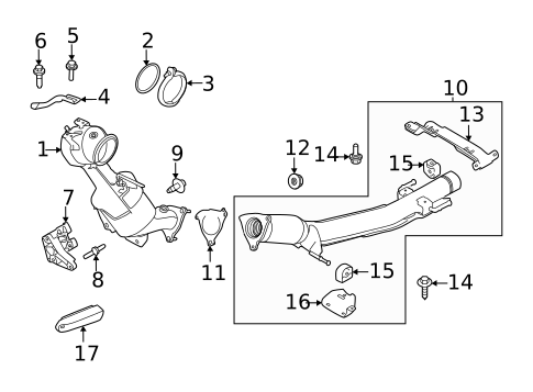 Exhaust Components for 2021 Jaguar E-Pace #0