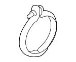 J9C26115 - Exhaust: Catalytic Converter Clamp for Jaguar Image