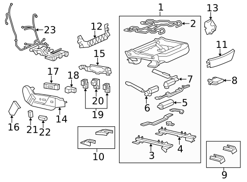 Tracks & Components for 2013 Cadillac CTS #2