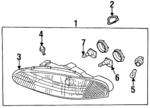 MR485680 - Electrical: Headlamp Assembly for Dodge: Avenger Image