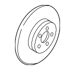 19213926 - Brakes: Rotor for Buick: Skylark | Chevrolet: Beretta, Cavalier, Corsica | Oldsmobile: Achieva, Cutlass Calais | Pontiac: Grand Am, Sunbird, Sunfire Image