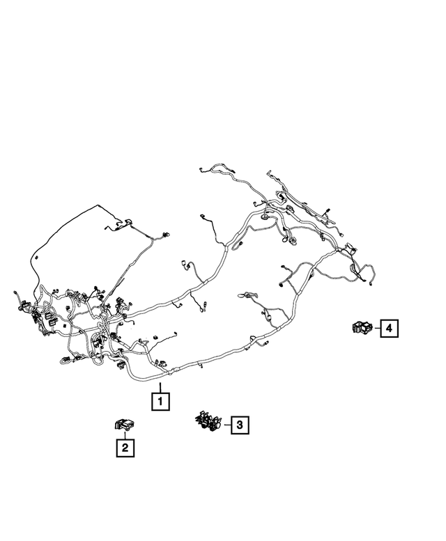 68278293AA - Electrical: Body Wiring for Mopar Image