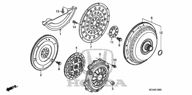 Clutch - Torque Converter for 2008 Honda Element #0