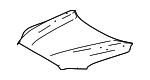 533010C070 - Body: Hood for Toyota Image