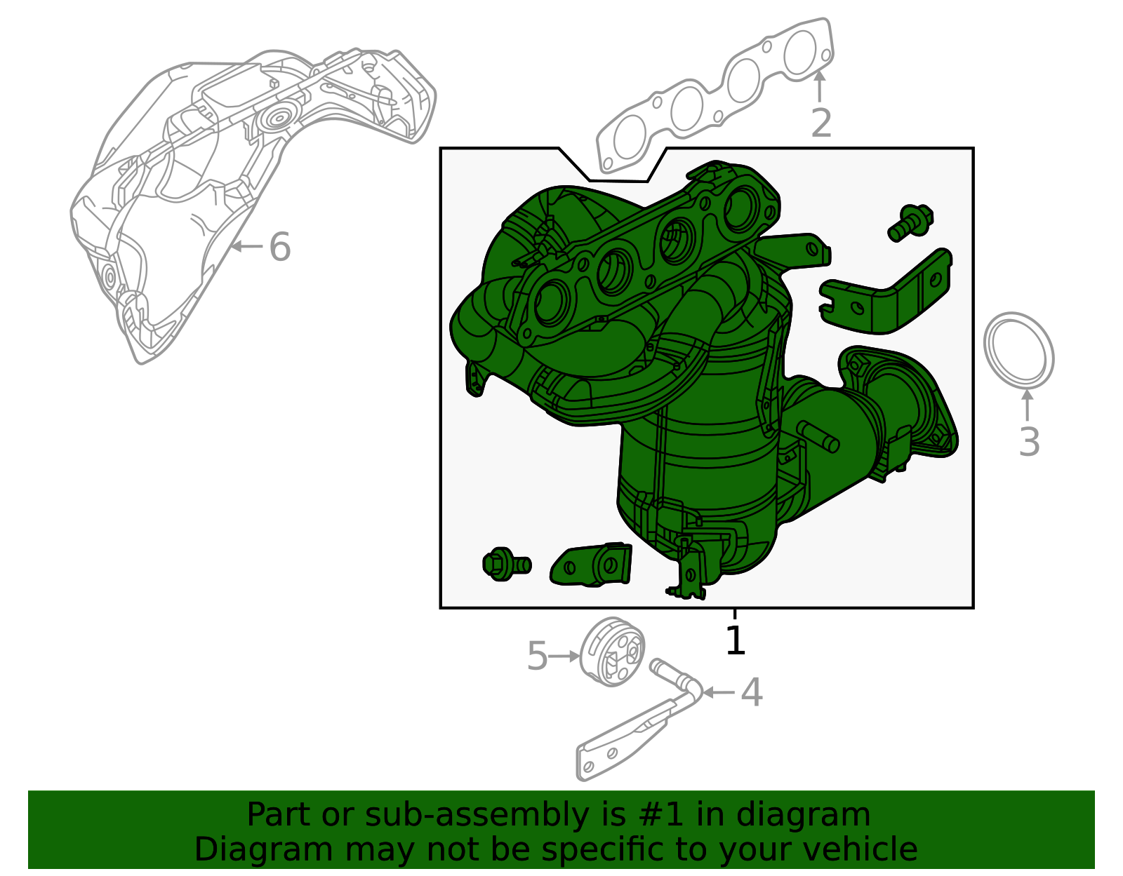 PYCH-20-50X - Exhaust Manifold - 2024-2025 Mazda | Mazda Swag