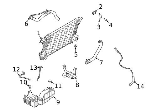 Radiators, Coolers & Related Components for 2022 Ford F-350 Super Duty #0