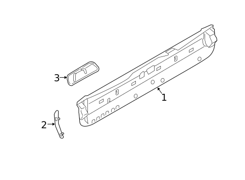 Interior Trim - Tail Gate for 2021 BMW X7 #0