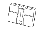 82127TX8A21 - Body: Seat Back Pad for Acura: ILX Image