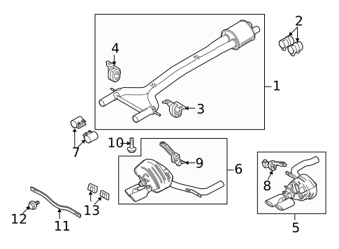 Exhaust Components for 2013 Porsche Panamera #5