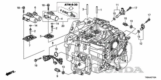 AT Solenoid for 2013 Honda Fit #0