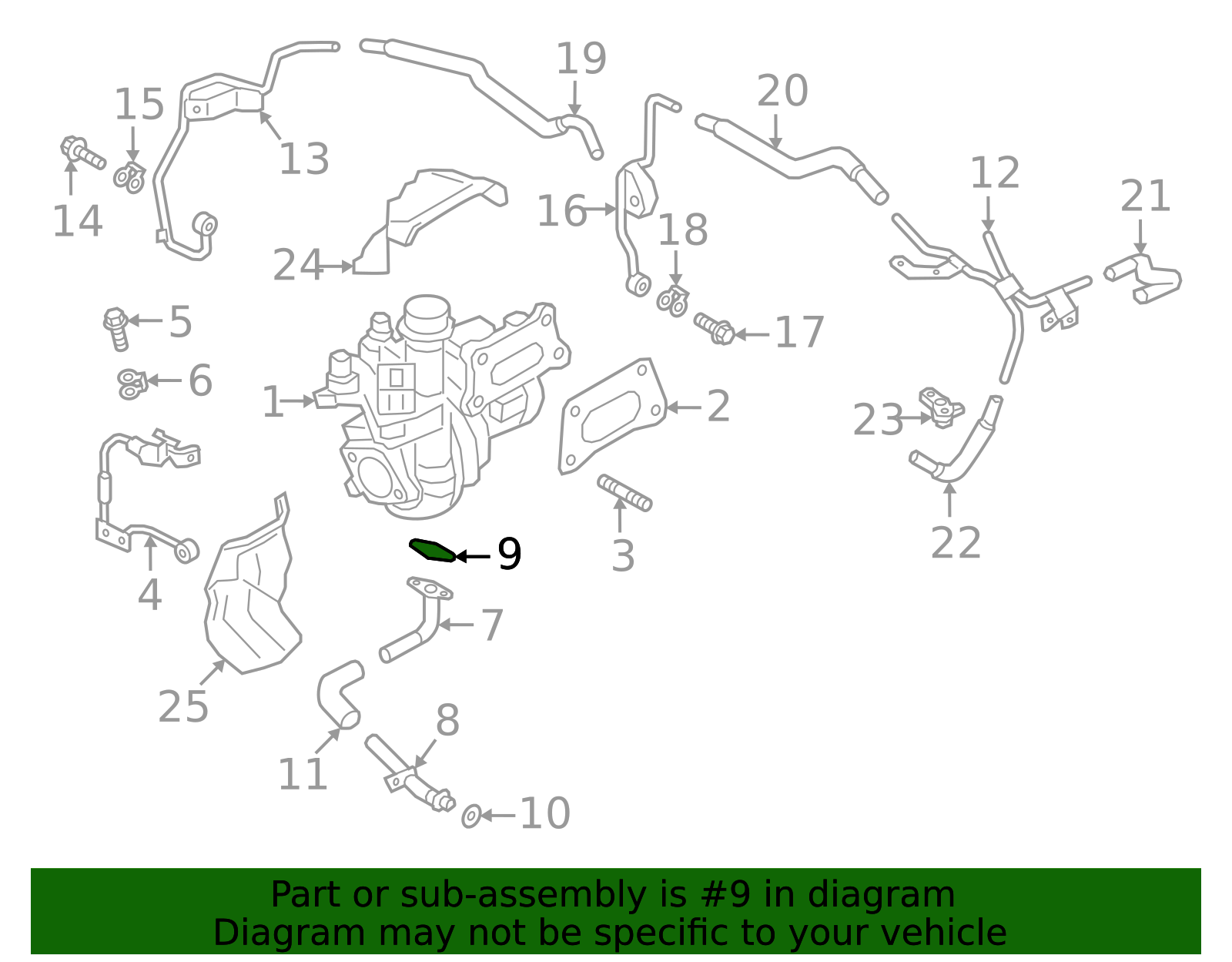 15196-5NA0B - Turbocharger Oil Line Gasket 2019-2026 Nissan | Official ...