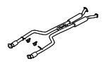 28610AR100 - : Muffler &amp; Pipe Assembly for Hyundai Image